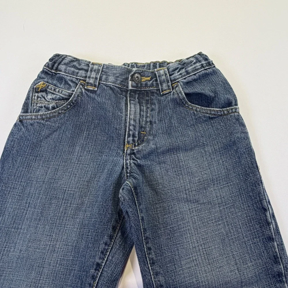 Wrangler WRG Jeans Co Boys Blue Denim Jeans Size 8 Regular Adj Waist 1025B3